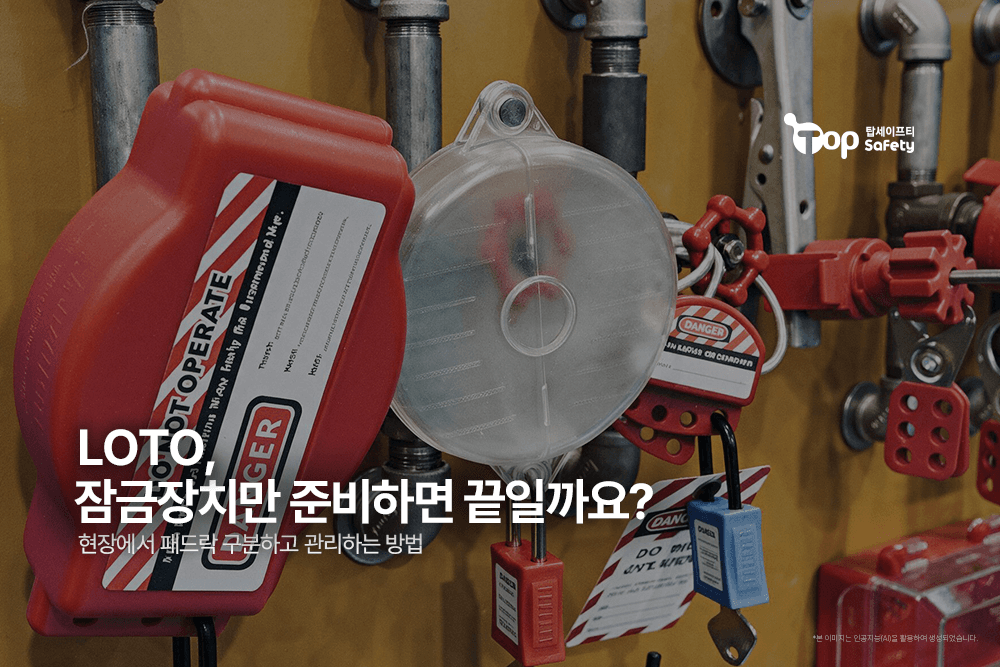 LOTO, 잠금장치만 준비하면 끝일까요? 현장에서 패드락을 구분하고 관리하는 방법