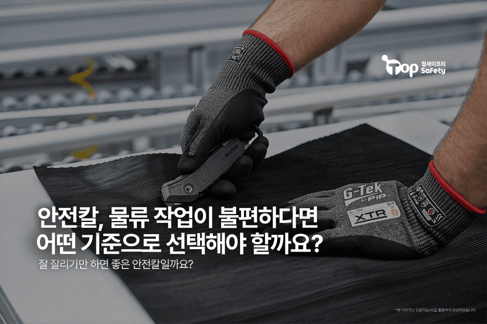 물류창고 안전칼, 작업별로 어떤 제품을 골라야 할까요?